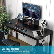 Load image into Gallery viewer, Gymax 55 inch Gaming Desk Racing Style Computer Desk with Cup Holder & Headphone Hook