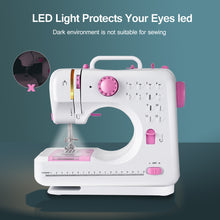 Load image into Gallery viewer, Gymax Sewing Machine Free-Arm Crafting Mending Machine with 12 Built-In Stitched White