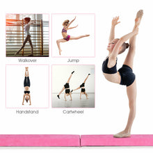 Load image into Gallery viewer, Gymax 7' Sectional Gymnastics Floor Balance Beam Skill Performance Training Folding