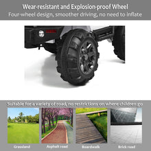 Load image into Gallery viewer, Gymax 12V Kids Ride On Truck Car w/Bluetooth Remote Control MP3 Music LED Lights White