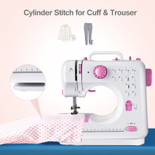 Load image into Gallery viewer, Gymax Sewing Machine Free-Arm Crafting Mending Machine with 12 Built-In Stitched White
