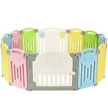 Load image into Gallery viewer, Gymax 14 Panel Foldable Baby Playpen Kids Activity Center Safety Play Yard w/Lock Door