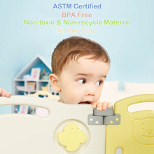 Load image into Gallery viewer, Gymax 14 Panel Foldable Baby Playpen Kids Activity Center Safety Play Yard w/Lock Door