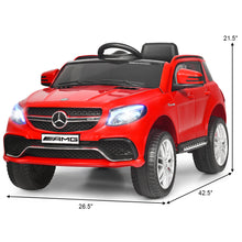 Load image into Gallery viewer, Gymax Mercedes Benz 12V Electric Kids Ride On Car Licensed MP3 RC Remote Control