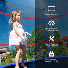 Load image into Gallery viewer, Gymax Youth Jumping Round Trampoline 55'' Exercise W/ Safety Pad Enclosure Combo Kids