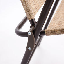 Load image into Gallery viewer, Gymax Set of 2 Patio Folding Sling Back Chairs Camping Deck Garden Beach Yellow