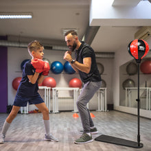 Load image into Gallery viewer, Gymax Kids Punching Bag w/Adjustable Stand Boxing Gloves Boxing Set