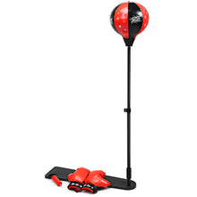 Load image into Gallery viewer, Gymax Kids Punching Bag w/Adjustable Stand Boxing Gloves Boxing Set