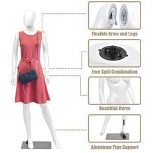 Load image into Gallery viewer, Gymax Female Mannequin Egghead Plastic Full Body Dress Form Display