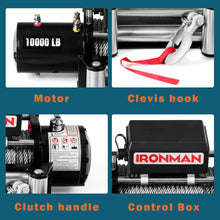 Load image into Gallery viewer, Gymax 10000 lbs 12V Electric Recovery Winch Truck SUV Wireless Remote Control IP67