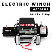 Load image into Gallery viewer, Gymax 10000 lbs 12V Electric Recovery Winch Truck SUV Wireless Remote Control IP67
