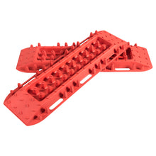 Load image into Gallery viewer, Gymax 2 Pcs Recovery Traction Tracks Mat Mud Sand Snow Tier Ladder Off Road