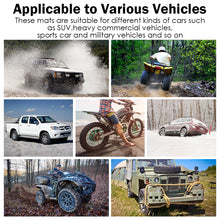 Load image into Gallery viewer, Gymax 2 Pcs Recovery Traction Tracks Mat Mud Sand Snow Tier Ladder Off Road