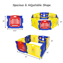 Load image into Gallery viewer, Gymax 8 Panel Baby Playpen Play Yard Safety Play Center