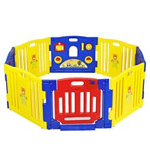 Load image into Gallery viewer, Gymax 8 Panel Baby Playpen Play Yard Safety Play Center