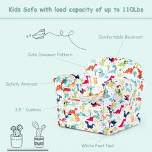 Load image into Gallery viewer, Gymax Toddler Children Single Sofa Armrest Chair Furniture Cute Gift for Kids