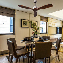 Load image into Gallery viewer, Gymax 52¡° Modern Ceiling Fan Indoor & Outdoor Brushed Nickel Finish w/Remote Control