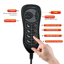 Load image into Gallery viewer, Gymax Vibration Massage Car Seat Cushion Back Massager w/ 10 Vibrating Motors