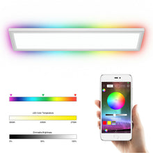 Load image into Gallery viewer, Gymax 18W RGB LED Ceiling Light w/ APP & Remote Control Home