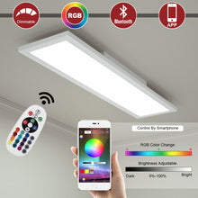 Load image into Gallery viewer, Gymax 18W RGB LED Ceiling Light w/ APP & Remote Control Home