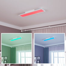 Load image into Gallery viewer, Gymax 18W RGB LED Ceiling Light w/ APP & Remote Control Home