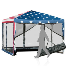 Load image into Gallery viewer, Gymax 10' x 10' Outdoor Pop-up Canopy Tent w/ Mesh Sidewalls Carrying Bag