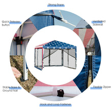 Load image into Gallery viewer, Gymax 10' x 10' Outdoor Pop-up Canopy Tent w/ Mesh Sidewalls Carrying Bag