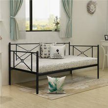 Load image into Gallery viewer, Gymax Twin Size Metal Daybed Frame Multifunctional Platform Bed Stable Steel Slats