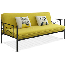 Load image into Gallery viewer, Gymax Twin Size Metal Daybed Frame Multifunctional Platform Bed Stable Steel Slats