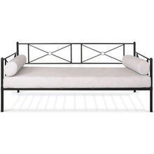 Load image into Gallery viewer, Gymax Twin Size Metal Daybed Frame Multifunctional Platform Bed Stable Steel Slats