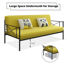 Load image into Gallery viewer, Gymax Twin Size Metal Daybed Frame Multifunctional Platform Bed Stable Steel Slats