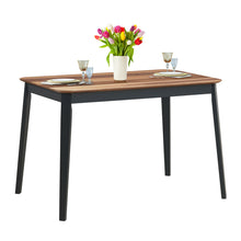 Load image into Gallery viewer, Gymax Mid Century Modern Rectangular Dining Room Table w/ Solid Wooden Legs Walnut