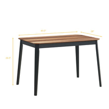 Load image into Gallery viewer, Gymax Mid Century Modern Rectangular Dining Room Table w/ Solid Wooden Legs Walnut