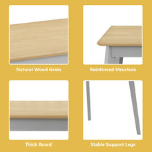 Load image into Gallery viewer, Gymax 5PCS Dining Table and 4 Chairs Set w/ Wooden Legs Home Kitchen Furniture
