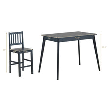 Load image into Gallery viewer, Gymax 5PCS Counter Height Dining Table Set w/ Wooden Legs Home Kitchen Furniture