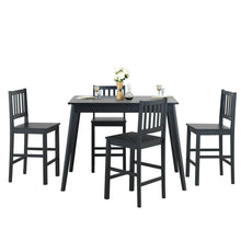 Load image into Gallery viewer, Gymax 5PCS Counter Height Dining Table Set w/ Wooden Legs Home Kitchen Furniture