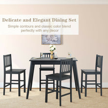 Load image into Gallery viewer, Gymax 5PCS Counter Height Dining Table Set w/ Wooden Legs Home Kitchen Furniture