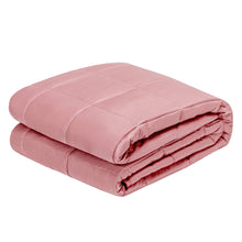 Load image into Gallery viewer, Gymax 20 lbs 48'' x 72'' Weighted Blanket w/ Bamboo Fabric Cover Blue/Green/Pink