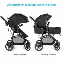 Load image into Gallery viewer, Gymax 2 In1 Foldable Baby Stroller Kids Travel Newborn Infant Buggy Pushchair Black