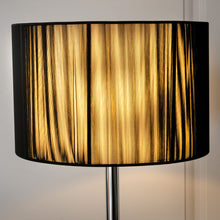 Load image into Gallery viewer, Gymax Modern Floor Lamp Sheer Shade Lighting w/ LED Bulb Black