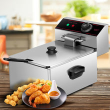 Load image into Gallery viewer, Gymax 1700W Deep Fryer Electric Commercial Tabletop Restaurant Frying w/ Basket Scoop