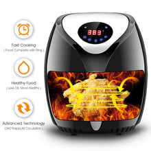 Load image into Gallery viewer, Gymax 1400W Electric Air Fryer Low-Fat Digital Touch Screen Timer Temperature Control