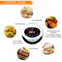 Load image into Gallery viewer, Gymax 1400W Electric Air Fryer Low-Fat Digital Touch Screen Timer Temperature Control
