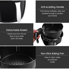 Load image into Gallery viewer, Gymax 1400W Electric Air Fryer Low-Fat Digital Touch Screen Timer Temperature Control