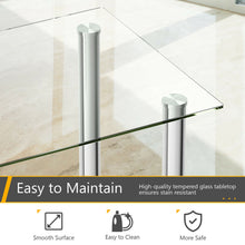 Load image into Gallery viewer, Gymax 5 Piece Table Chair Dining Set Glass Metal Kitchen Furniture