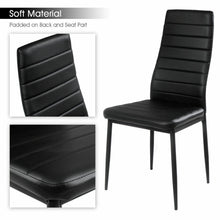 Load image into Gallery viewer, Gymax 5 Piece Table Chair Kitchen Dining Set Furniture Glass Metal