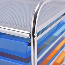 Load image into Gallery viewer, Gymax Rolling Storage Cart 15 Drawers Organize Shelf Office School