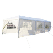 Load image into Gallery viewer, Gymax White Wedding Tent 10'x30'Outdoor Party Canopy Events
