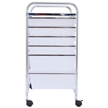 Load image into Gallery viewer, Gymax Semitransparent Office Rolling Cart 12 Storage Drawer Studio Organizer Bins Scrapbook Paper