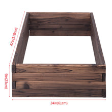 Load image into Gallery viewer, Gymax Wooden Raised Garden Bed Kit - Elevated Planter Box For Growing Herbs Vegetable